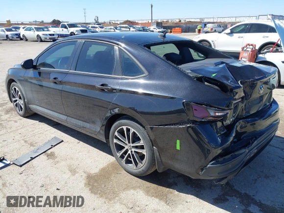 2022 Volkswagen Jetta Sport with VIN 3VWBM7BU5NM025886, listed as a IAAI auction lot 41711819 with 54,945 mi miles and . Bid and sale history available at DreamBid. Image 3.