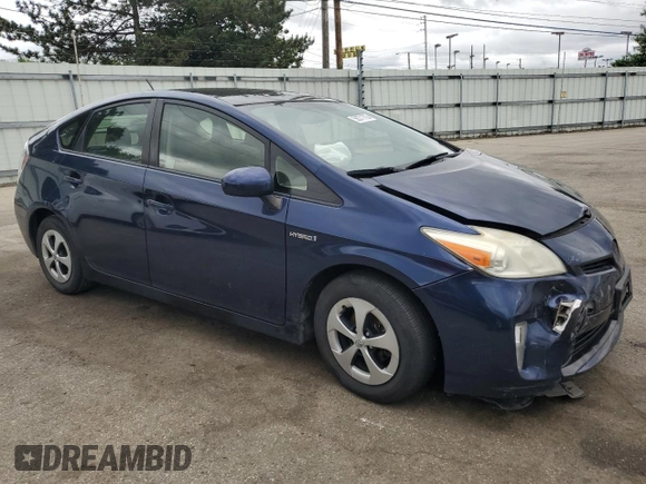 2013 Toyota Prius One z VIN JTDKN3DU6D1647995, wystawiony jako Copart lot #56371735 z przebiegiem 130 154 mil mil oraz Szkoda całkowita • Salvage title. Historia ofert i sprzedaży dostępna na DreamBid. Obrazek 4.
