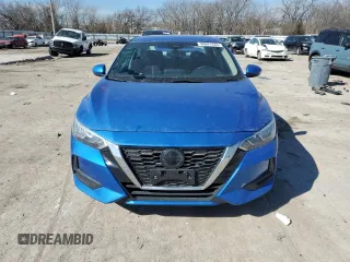 2021 Nissan Sentra SV with VIN 3N1AB8CV1MY238913, listed as a Copart auction lot 46641535 with 83,236 mi miles and Salvage Title. Bid and sale history available at carsss.com. Image 5.