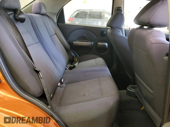 2006 Chevrolet Aveo LT with VIN KL1TG56686B562427, listed as a Copart auction lot 45393615 with 211,170 mi miles and Salvage title. Bid and sale history available at DreamBid. Image 10.