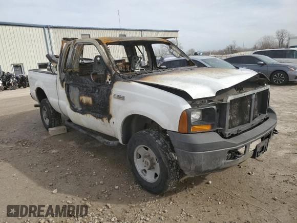 2007 Ford F-350 XL with VIN 1FTWX31557EA35728, listed as a Copart auction lot 43688945 with Not Provided miles and Non Repairable. Bid and sale history available at DreamBid. Image 4.