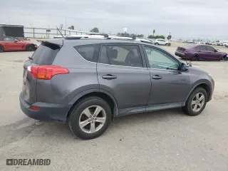 2015 Toyota RAV4 XLE with VIN JTMRFREV7FD139008, listed as a Copart auction lot 52997825 with 169,369 mi miles and Salvage Title. Bid and sale history available at carsss.com. Image 3.