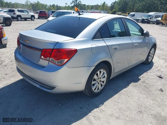 2011 Chevrolet Cruze LS with VIN 1G1PC5SH8B7139124, listed as a IAAI auction lot 42006077 with 126,787 mi miles. Bid and sale history available at carsss.com. Image 4.