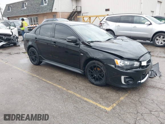 2016 Mitsubishi Lancer ES with VIN JA32U2FU8GU009324, listed as a IAAI auction lot 41722497 with 93,399 mi miles and . Bid and sale history available at DreamBid. Image 1.