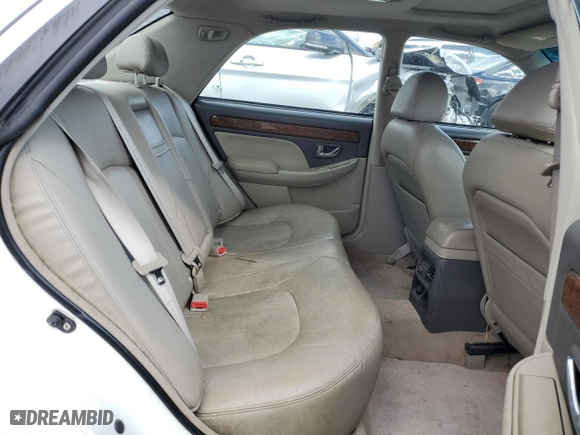 2005 Hyundai XG350 with VIN KMHFU45E45A404149, listed as a Copart auction lot 73308314 with 66,970 mi miles and Clean Title. Bid and sale history available at carsss.com. Image 10.