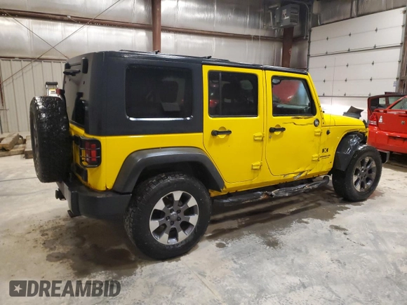 2008 Jeep Wrangler Unlimited X with VIN 1J4GA39148L609802, listed as a Copart auction lot 55179465 with 147,985 mi miles and Non repairable. Bid and sale history available at DreamBid. Image 3.