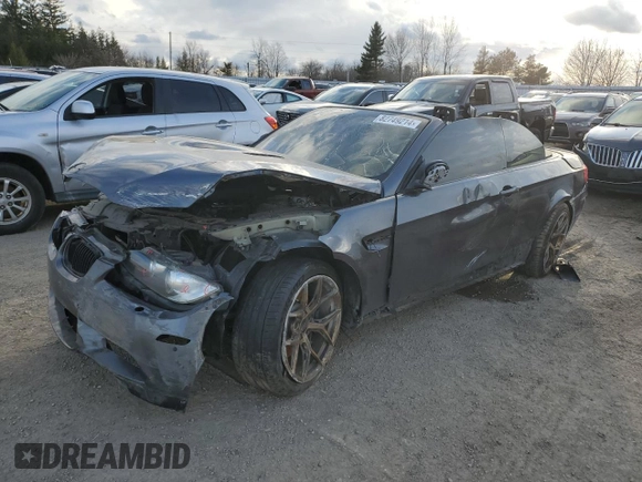 2008 BMW 3 Series M3 with VIN WBSWL93538PL89175, listed as a Copart auction lot 82749214 with 0 mi miles and Non Repairable. Bid and sale history available at carsss.com. Image 1.