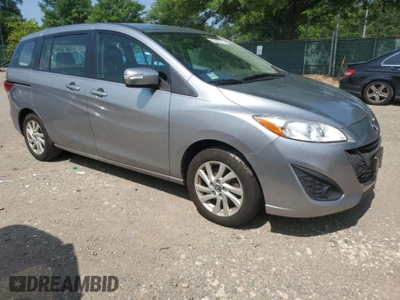 2013 Mazda 5 Sport with VIN JM1CW2BL8D0156162, listed as a Copart auction lot 62848615 with 160,822 mi miles and Salvage title. Bid and sale history available at DreamBid. Image 4.
