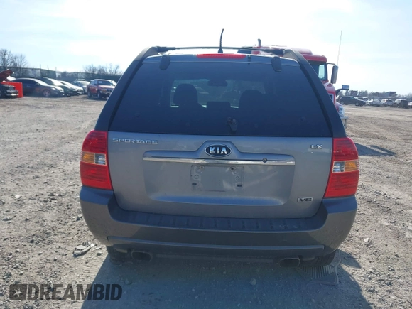 2008 Kia Sportage LX with VIN KNDJE723487455152, listed as a IAAI auction lot 41638720 with 247,286 mi miles. Bid and sale history available at carsss.com. Image 15.