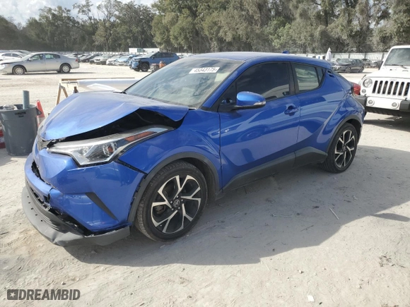 2019 Toyota C-HR XLE with VIN JTNKHMBX8K1016426, listed as a Copart auction lot 45343175 with 120,801 mi miles and Non Repairable. Bid and sale history available at carsss.com. Image 1.