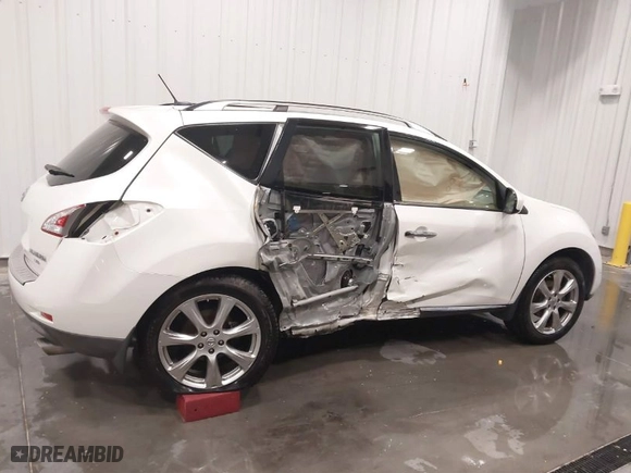 2012 Nissan Murano S with VIN JN8AZ1MW9CW229751, listed as a IAAI auction lot 41491188 with 123,209 mi miles. Bid and sale history available at carsss.com. Image 14.