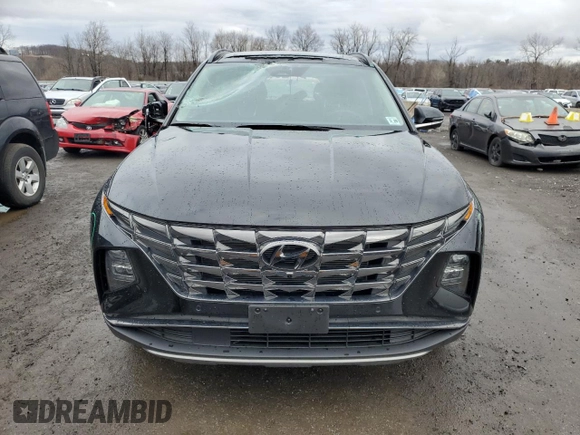 2024 Hyundai Tucson Limited with VIN 5NMJECDE8RH392333, listed as a Copart auction lot 47833745 with 8,110 mi miles and Salvage Title. Bid and sale history available at carsss.com. Image 5.