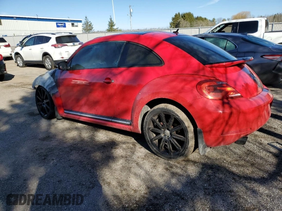 2012 Volkswagen Beetle 2.0T Turbo with VIN 3VWV67AT4CM650969, listed as a Copart auction lot 50582975 with 0 mi miles and Non Repairable. Bid and sale history available at carsss.com. Image 2.
