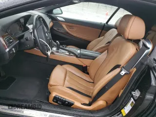 2016 BMW 6 Series 650i with VIN WBA6F5C5XGD996596, listed as a Copart auction lot 43381755 with 56,593 mi miles and Salvage Title. Bid and sale history available at carsss.com. Image 7.