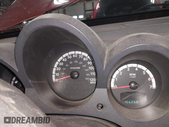 2008 Dodge Nitro SXT with VIN 1D8GU28K88W120319, listed as a IAAI auction lot 41683834 with 166,268 mi miles. Bid and sale history available at carsss.com. Image 7.