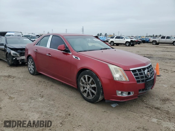 2012 Cadillac CTS Luxury with VIN 1G6DE5E58C0152071, listed as a Copart auction lot 42623935 with 102,082 mi miles and Salvage Title. Bid and sale history available at DreamBid. Image 4.