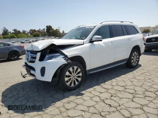 2019 Mercedes-Benz GLS 450 z VIN 4JGDF6EE9KB206511, wystawiony jako Copart lot #59039305 z przebiegiem 65 689 mil mil oraz Szkoda całkowita • Salvage title. Historia ofert i sprzedaży dostępna na DreamBid. Obrazek 1.
