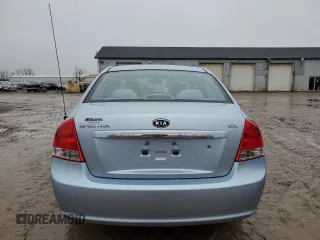 2008 Kia Spectra EX with VIN KNAFE121085561270, listed as a Copart auction lot 81918313 with 96,708 mi miles and Clean Title. Bid and sale history available at carsss.com. Image 6.
