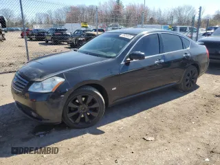 2007 Infiniti M x with VIN JNKAY01F17M461919, listed as a Copart auction lot 50685025 with 195,395 mi miles and Salvage Title. Bid and sale history available at carsss.com. Image 1.