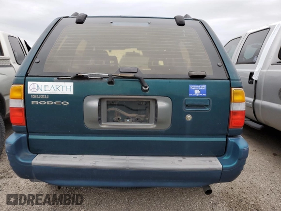 1999 Isuzu Rodeo S with VIN 4S2CK58W9X4322074, listed as a Copart auction lot 76999244 with 110,142 mi miles and Salvage Title. Bid and sale history available at carsss.com. Image 6.