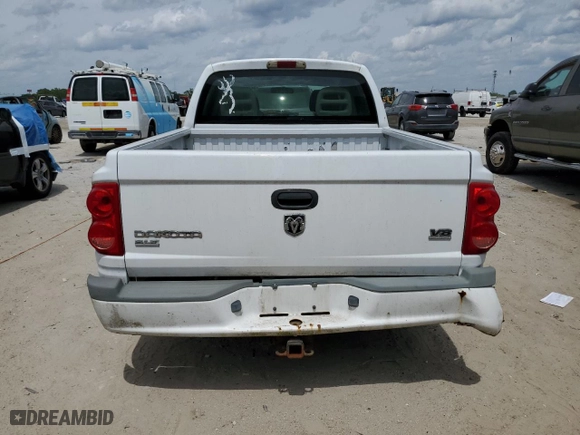 2005 Dodge Dakota SLT with VIN 1D7HW48N15S366026, listed as a Copart auction lot 52297795 with 66,824 mi miles and Clean Title. Bid and sale history available at carsss.com. Image 7.