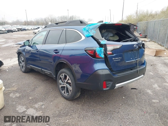 2022 Subaru Outback Limited with VIN 4S4BTANC4N3130731, listed as a IAAI auction lot 41984600 with 20,187 mi miles and . Bid and sale history available at DreamBid. Image 3.