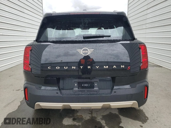 2025 MINI Countryman S with VIN WMZ23GA00S7S40439, listed as a Copart auction lot 53718955 with 2,750 mi miles and Clean title. Bid and sale history available at DreamBid. Image 6.