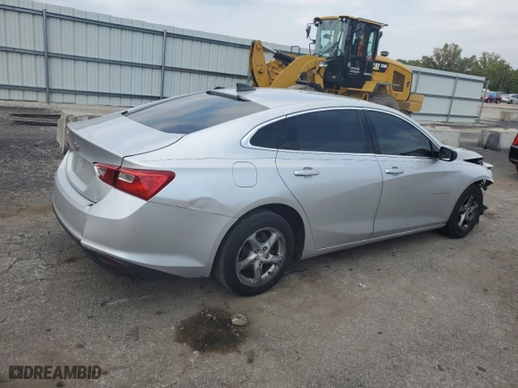 2017 Chevrolet Malibu LS with VIN 1G1ZB5ST1HF254047, listed as a Copart auction lot 69167813 with 196,155 mi miles and Salvage Title. Bid and sale history available at carsss.com. Image 3.