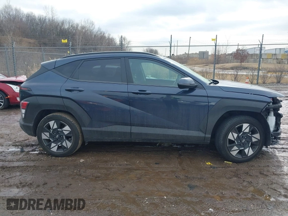2024 Hyundai Kona SEL with VIN KM8HB3AB8RU047695, listed as a IAAI auction lot 41683971 with 22,833 mi miles and . Bid and sale history available at DreamBid. Image 14.