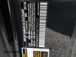 2019 Mercedes-Benz C 300 with VIN WDDWK8EB1KF783672, listed as a Copart auction lot 73943034 with Not provided miles and Non repairable. Bid and sale history available at DreamBid. Image 13.