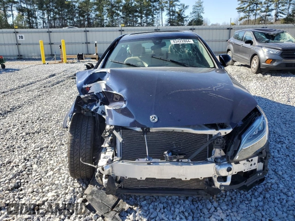 2021 Mercedes-Benz C 300 with VIN W1KWF8EB4MR606541, listed as a Copart auction lot 83422864 with 40,409 mi miles and Salvage Title. Bid and sale history available at carsss.com. Image 5.