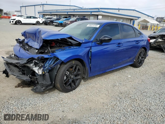 2024 Honda Civic Sedan Sport with VIN 2HGFE2F51RH552093, listed as a Copart auction lot 48624145 with 16,076 mi miles and Salvage Title. Bid and sale history available at carsss.com. Image 1.
