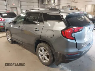 2020 GMC Terrain SLE with VIN 3GKALTEVXLL169214, listed as a IAAI auction lot 41859738 with 80,281 mi miles. Bid and sale history available at carsss.com. Image 3.