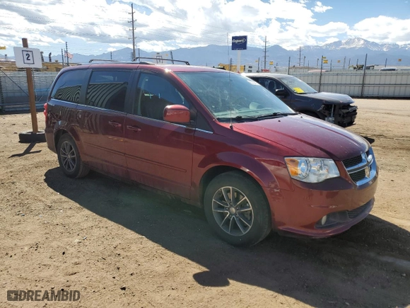 2017 Dodge Grand Caravan SXT with VIN 2C4RDGCG3HR860330, listed as a Copart auction lot 50769475 with 112,987 mi miles and Salvage Title. Bid and sale history available at carsss.com. Image 4.