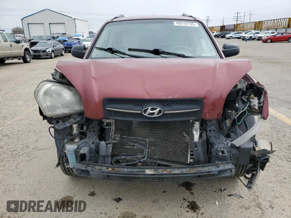 2007 Hyundai Tucson GLS with VIN KM8JM12B17U526343, listed as a Copart auction lot 49310195 with 180,418 mi miles and Salvage Title. Bid and sale history available at carsss.com. Image 5.
