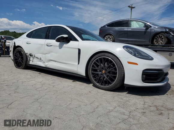 2021 Porsche Panamera с VIN WP0AJ2A77ML118432, выставлен на аукционе Copart как лот 58074245 с пробегом 30 162 миль миль и Списание • Salvage title. История ставок и продаж доступна на DreamBid. Изображение 4.