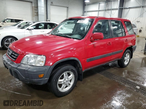 2000 Honda CR-V EX with VIN JHLRD186XYS001928, listed as a Copart auction lot 49046115 with 161,242 mi miles and Salvage Title. Bid and sale history available at carsss.com. Image 1.