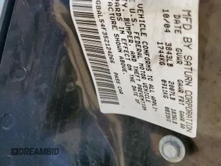2005 Saturn ION z VIN 1G8AL54F35Z124266, wystawiony jako Copart lot #53092955 z przebiegiem 136 962 mil mil oraz Szkoda całkowita • Salvage title. Historia ofert i sprzedaży dostępna na DreamBid. Obrazek 13.