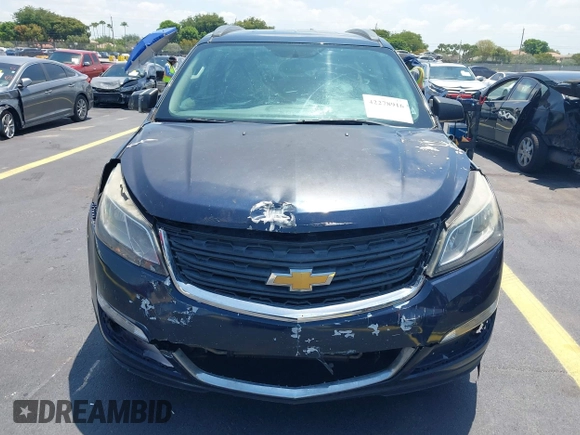 2016 Chevrolet Traverse LS z VIN 1GNKRFEDXGJ213319, wystawiony jako IAAI lot #42278916 z przebiegiem 170 028 mil mil oraz . Historia ofert i sprzedaży dostępna na DreamBid. Obrazek 12.