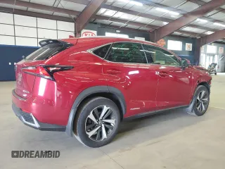 2020 Lexus NX 300h with VIN JTJGJRDZ2L5005228, listed as a Copart auction lot 60477955 with 59,587 mi miles and Salvage title. Bid and sale history available at DreamBid. Image 3.