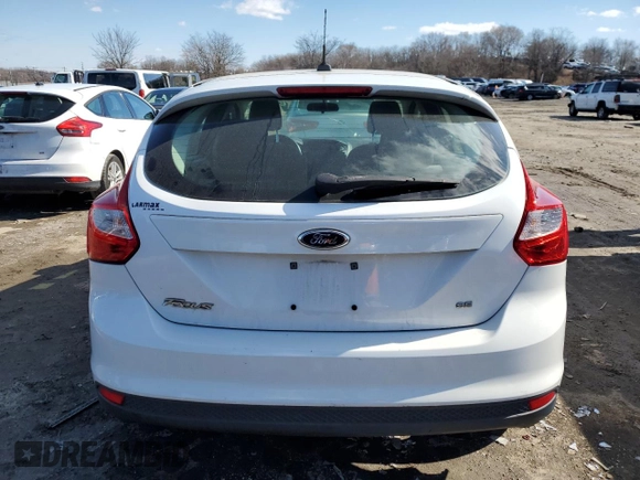 2012 Ford Focus SE with VIN 1FAHP3K26CL287058, listed as a Copart auction lot 45735135 with 182,472 mi miles and Clean Title. Bid and sale history available at carsss.com. Image 6.