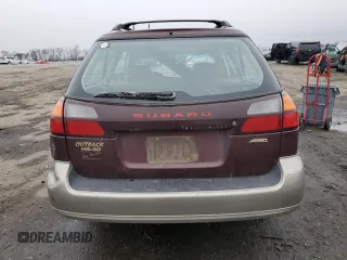 2001 Subaru Legacy Outback L.L. Bean z VIN 4S3BH806617625337, wystawiony jako Copart lot #84534724 z przebiegiem 54 068 mil mil oraz Czysty tytuł • Clean title. Historia ofert i sprzedaży dostępna na DreamBid. Obrazek 6.