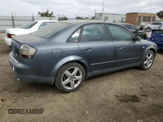 2004 Audi A4 1.8T with VIN WAUJC68E44A063145, listed as a Copart auction lot 72997694 with 216,054 mi miles and Clean Title. Bid and sale history available at carsss.com. Image 3.