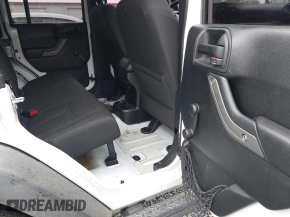 2017 Jeep Wrangler Unlimited Sport with VIN 1C4BJWDG2HL520081, listed as a IAAI auction lot 41916923 with 73,592 mi miles. Bid and sale history available at carsss.com. Image 8.