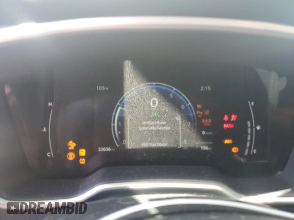 2023 Toyota Corolla Cross XLE with VIN 7MUDAAAG2PV050945, listed as a Copart auction lot 62237465 with 33,036 mi miles and Salvage title. Bid and sale history available at DreamBid. Image 9.