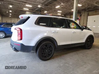 2022 Kia Telluride EX with VIN 5XYP3DHC3NG292384, listed as a Copart auction lot 59927785 with 49,105 mi miles and Salvage title. Bid and sale history available at DreamBid. Image 3.
