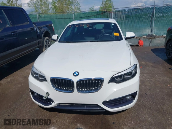 2019 BMW 2 Series 230i xDrive z VIN WBA2J3C53KVD49223, wystawiony jako IAAI lot #42166115 z przebiegiem 55 303 mil mil oraz . Historia ofert i sprzedaży dostępna na DreamBid. Obrazek 12.