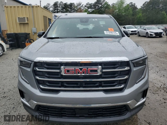 2025 GMC Acadia FWD Elevation z VIN 1GKENKRS6SJ146069, wystawiony jako Copart lot #51299725 z przebiegiem 2 665 mil mil oraz Czysty tytuł • Clean title. Historia ofert i sprzedaży dostępna na DreamBid. Obrazek 5.