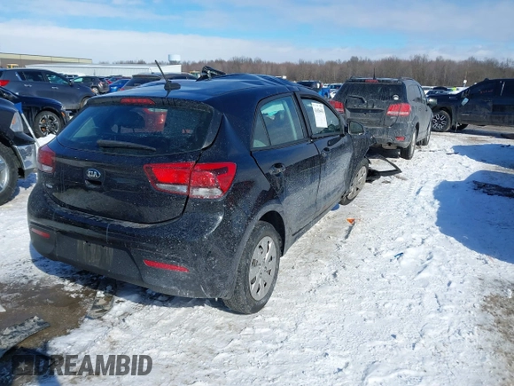 2018 Kia Rio LX with VIN 3KPA25ABXJE088415, listed as a IAAI auction lot 41636441 with Not Provided miles and . Bid and sale history available at DreamBid. Image 4.