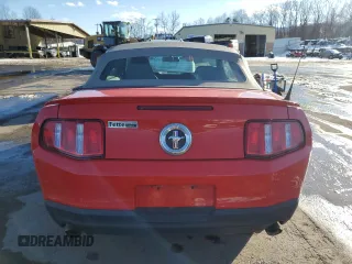 2011 Ford Mustang V6 with VIN 1ZVBP8EM2B5134834, listed as a Copart auction lot 44695685 with 34,104 mi miles and Salvage Title. Bid and sale history available at carsss.com. Image 6.
